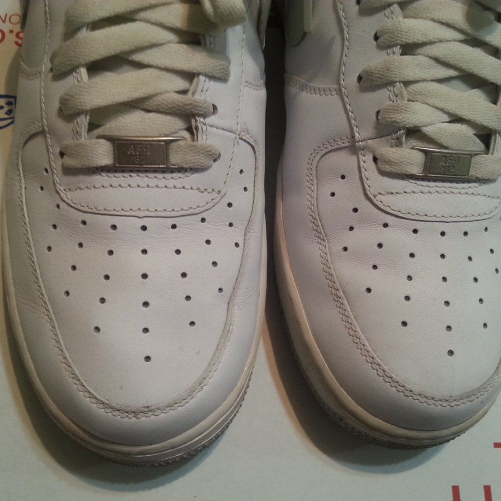 Vintage Nike Air Force 1 Shoes grey/white - Picture 5 of 9